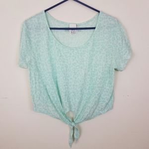 Victoria's Secret Pink sea foam green crop